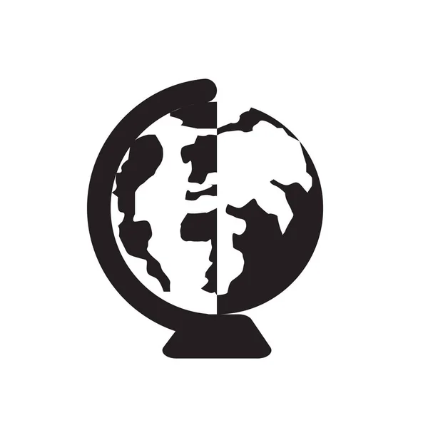 Vector Iconos Mundial Aislado Fondo Blanco Para Diseño Aplicaciones Web — Vector de stock