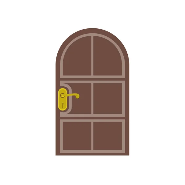 Icono Puerta Vector Aislado Fondo Blanco Para Diseño Web Aplicación — Vector de stock