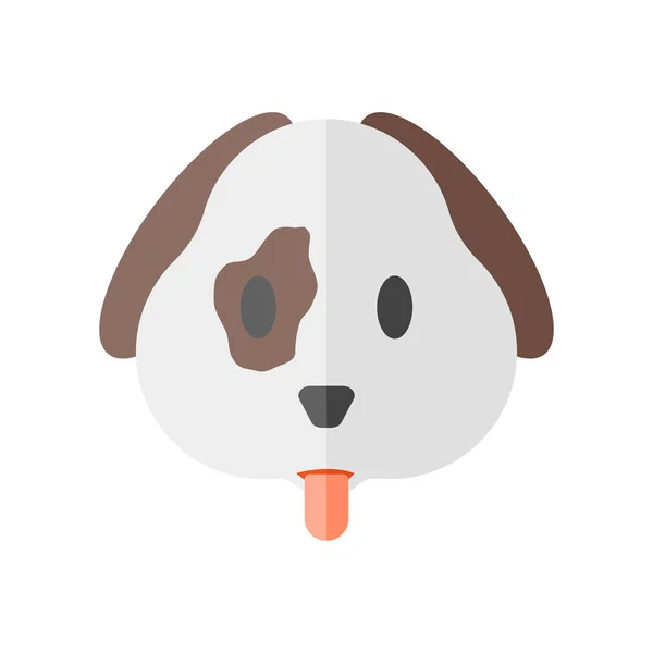 Vector Icono Perro Aislado Fondo Blanco Para Diseño Web Aplicación — Vector de stock