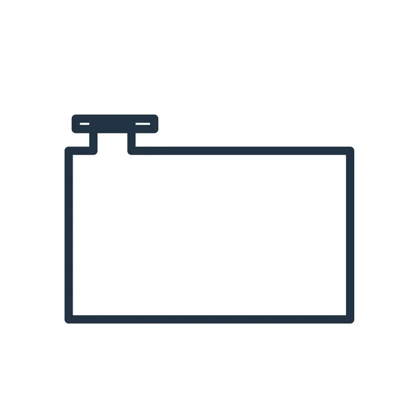 Wasserbehälter Symbol Vektor Isoliert Auf Weißem Hintergrund Wasserbehälter Transparente Zeichen — Stockvektor