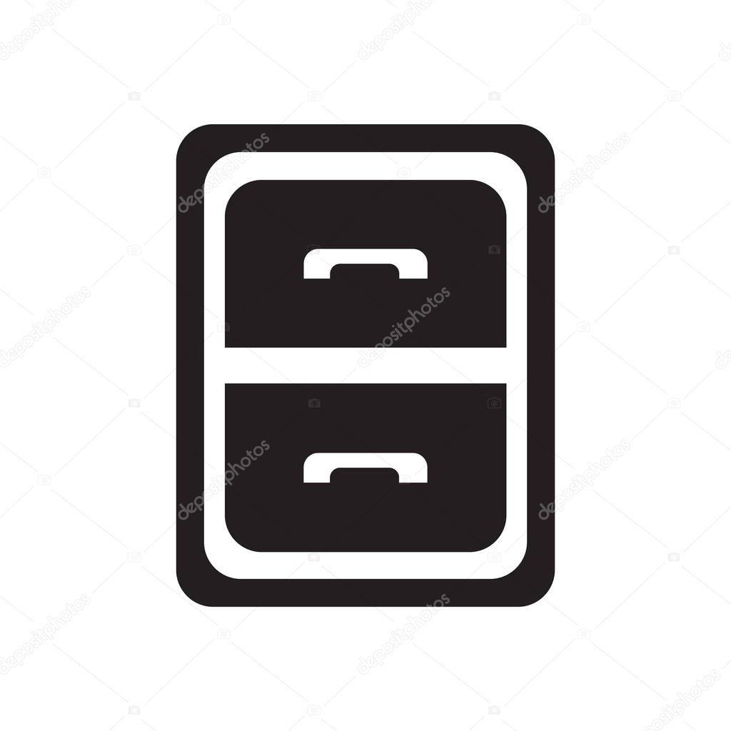 Archive icon vector isolated on white background for your web and mobile app design, Archive logo concept