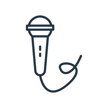 Şarkı simge vektör izole üzerinde beyaz arka plan, şarkı şeffaf işareti