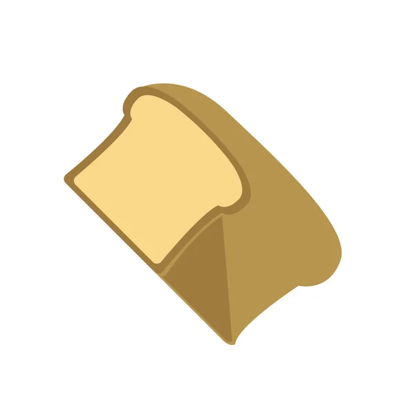 Brot Symbol Vektor Isoliert Auf Weißem Hintergrund Für Ihr Web — Stockvektor