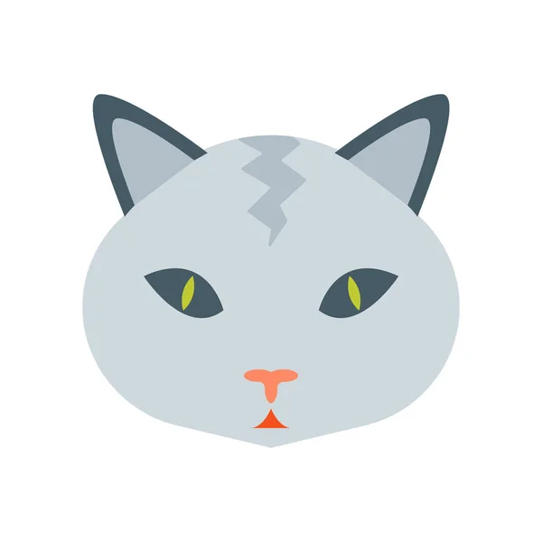 猫图标矢量隔离白色背景为您的 Web 和移动应用程序设计 猫徽标概念 — 图库矢量图片