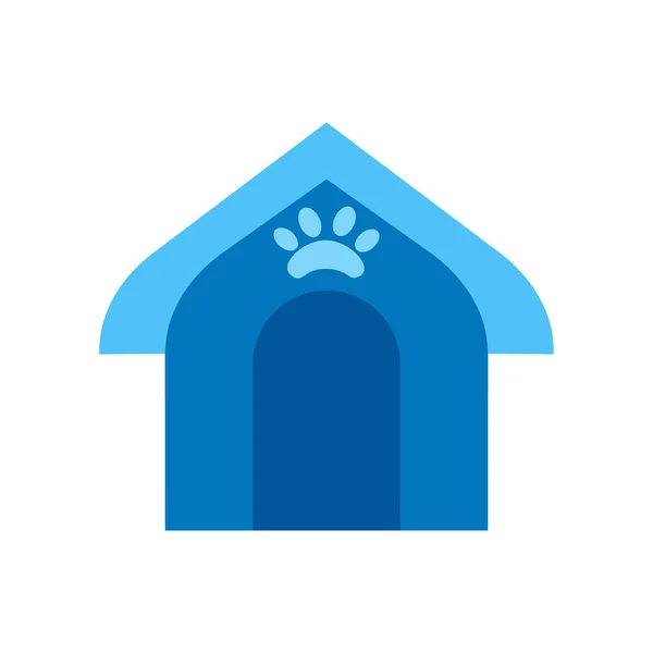Mascotas Icono Casa Vector Aislado Fondo Blanco Para Diseño Web — Vector de stock