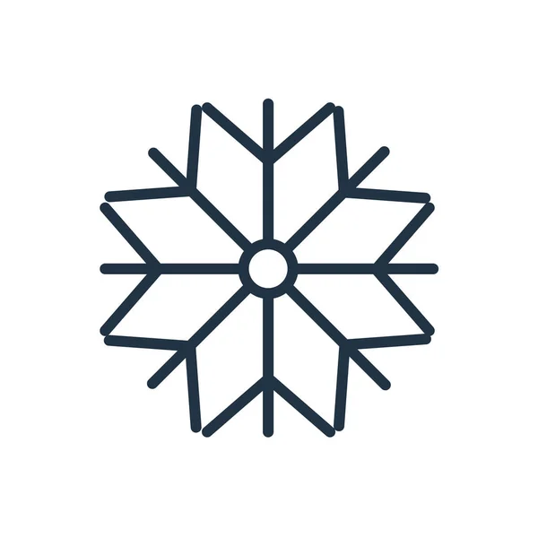 Icono Nieve Vector Aislado Sobre Fondo Blanco Signo Transparente Nieve — Archivo Imágenes Vectoriales