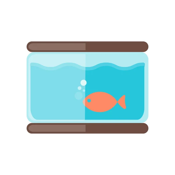 Vector Icono Acuario Aislado Sobre Fondo Blanco Para Diseño Aplicaciones — Vector de stock