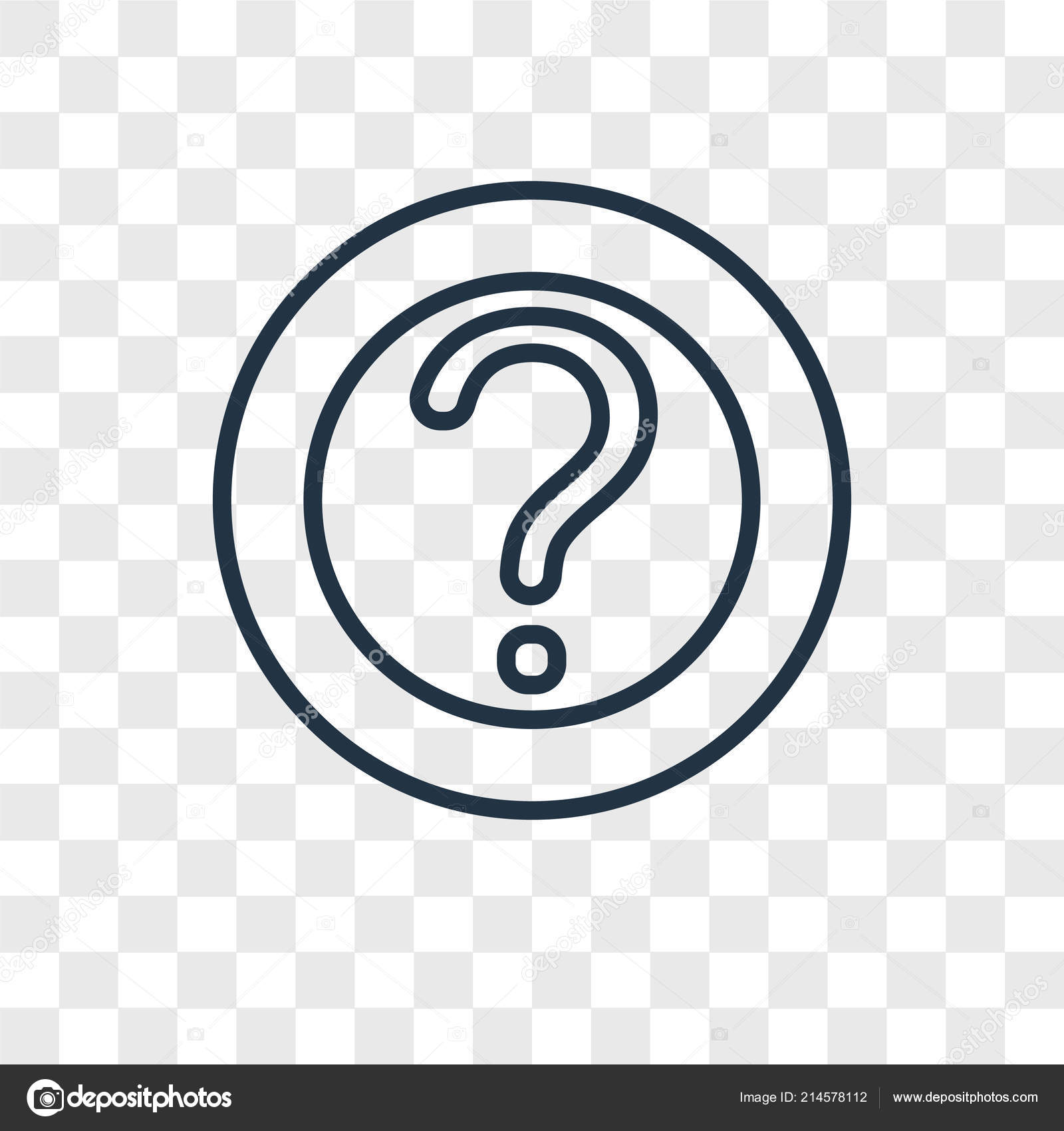 Question Vector Icon Isolated Transparent Background Question Logo Concept  Stock Vector Image by ©tvectoricons #214578112