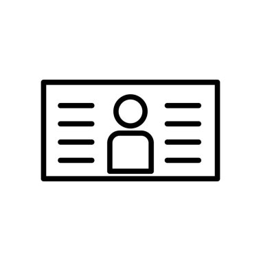 Beyaz arka plan, kart şeffaf işareti, doğrusal işareti, öğenin tasarım anahat tarzı veya izole kart simge vektör