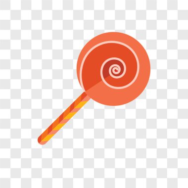 Saydam arka plan üzerinde taş şeker logo kavramı izole jawbreaker vektör simgesi