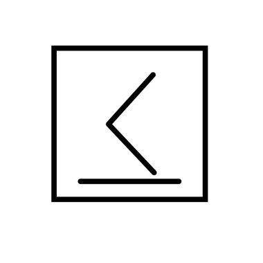 Beyaz arka plan üzerinde izole simge vektör eşit veya daha az, daha az veya eşit şeffaf işareti, çizgi ve anahat öğelerini lineer tarzda