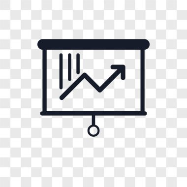 Şeffaf arka plan, planlama logo kavramı izole planlama vektör simgesi