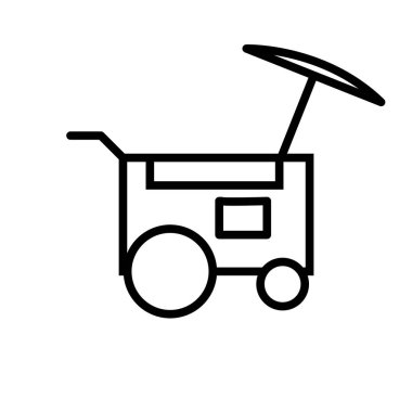 Yemek sepeti simge vektör, beyaz arka plan üzerinde izole gıda sepeti şeffaf işareti, çizgi veya doğrusal işareti, öğenin tasarım anahat tarzı