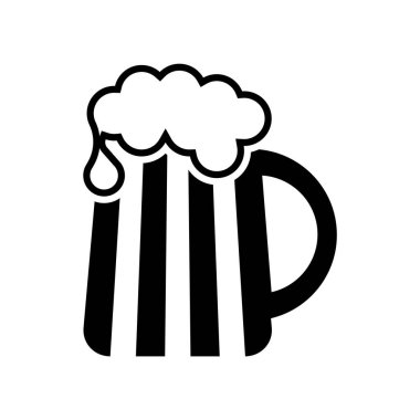 Bira simge vektör izole beyaz arka plan, bira şeffaf işareti, bira sembolleri