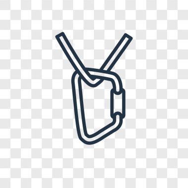 Saydam arka plan üzerinde tırmanma logo kavramı izole tırmanışı vektör simgesi