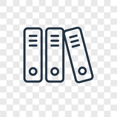 Saydam arka plan üzerinde arşiv logo kavramı izole Arşiv vektör simgesi