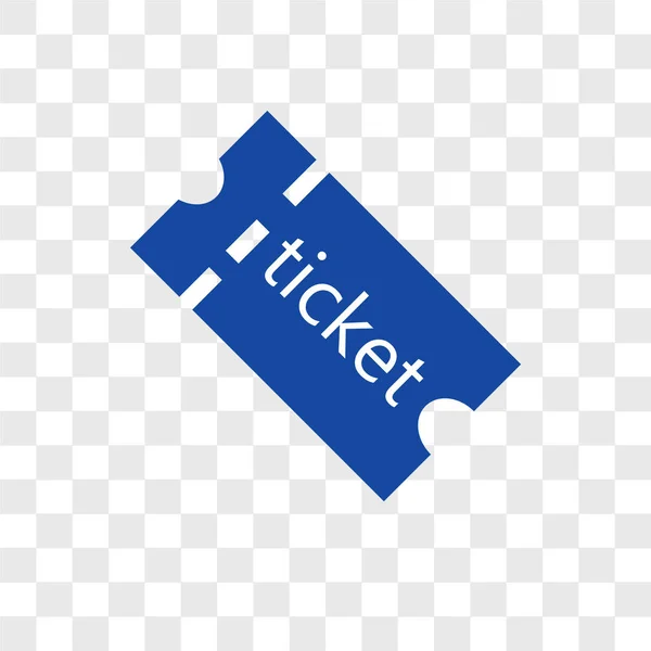 Tickets Vektor Symbol Isoliert Auf Transparentem Hintergrund Tickets Logo Konzept — Stockvektor