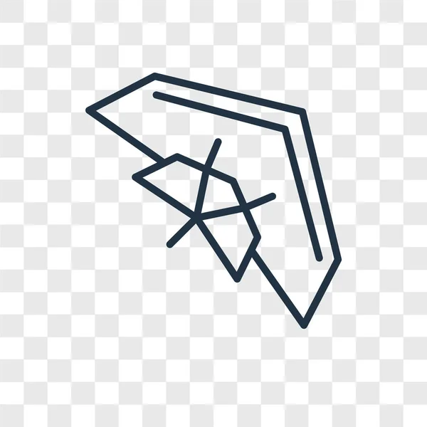 Значок Вектора Дельтаплана Изолирован Прозрачном Фоне Концепция Логотипа Дельтаплана — стоковый вектор