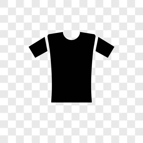 Camisa Vetor Ícone Isolado Fundo Transparente Conceito Logotipo Camisa — Vetor de Stock