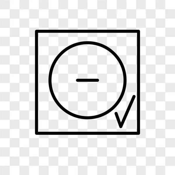 Значок Вектора Круга Изолирован Прозрачном Фоне Концепция Логотипа Круга — стоковый вектор