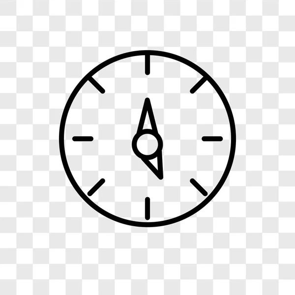Время Левый Вектор Значок Изолирован Прозрачном Фоне Время Слева Концепция — стоковый вектор