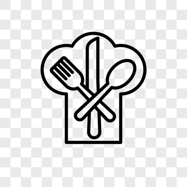 Saydam Arka Plan Üzerinde Restoran Logo Kavramı Izole Restoran Vektör — Stok Vektör