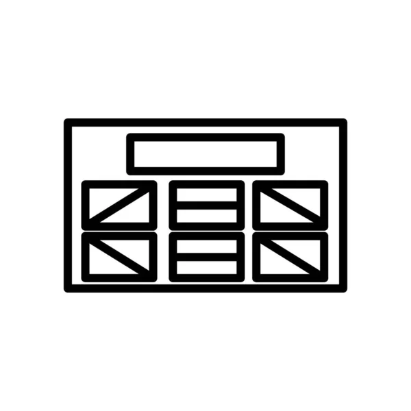 Wireframe Icon Vektor Isoliert Auf Weißem Hintergrund Wireframe Transparentes Zeichen — Stockvektor