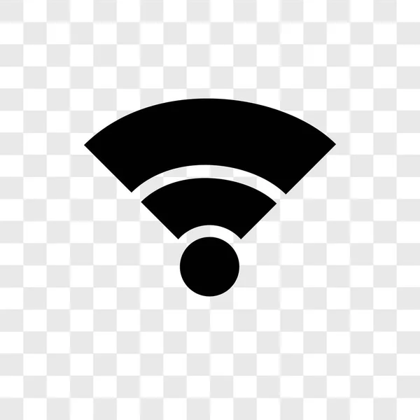 Wifi 矢量图标隔离在透明的背景 Wifi 徽标概念 — 图库矢量图片