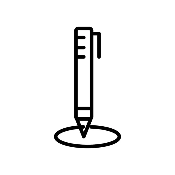 Vecteur Icône Crayon Isolé Sur Fond Blanc Signe Transparent Crayon — Image vectorielle