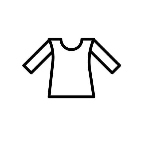 Camisa Icono Vector Aislado Sobre Fondo Blanco Camisa Signo Transparente — Vector de stock