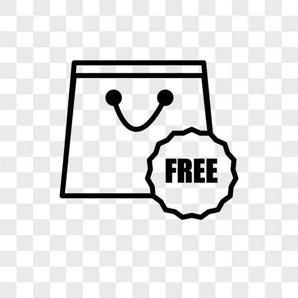 Бесплатный Векторный Значок Выделенный Прозрачном Фоне Бесплатная Концепция Логотипа — стоковый вектор