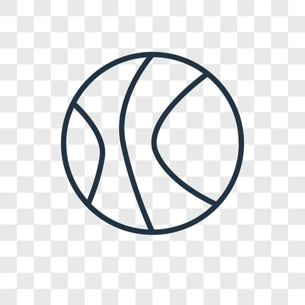 Баскетбольная Векторная Икона Прозрачном Фоне Концепция Баскетбольного Логотипа — стоковый вектор