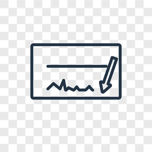 Cheque Vector Pictogram Geïsoleerd Transparante Achtergrond Cheque Logo Concept — Stockvector