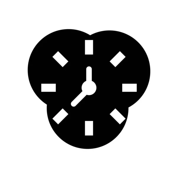 Wecker Symbol Vektor Isoliert Auf Weißem Hintergrund Wecker Transparentes Zeichen — Stockvektor