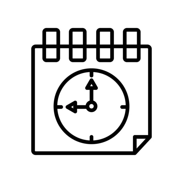 Vector Icono Tiempo Aislado Sobre Fondo Blanco Signo Transparente Tiempo — Vector de stock