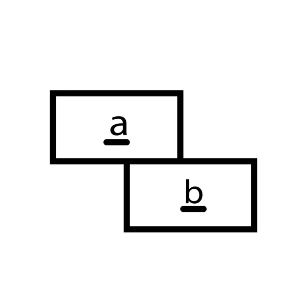 白い背景 数学透明サイン 線形スタイルでラインとアウトラインの要素に分離された数学のアイコン ベクトル — ストックベクタ
