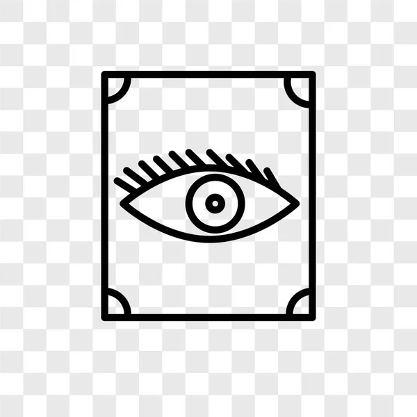 Ansicht Vektor Symbol Isoliert Auf Transparentem Hintergrund Ansicht Logo Konzept — Stockvektor