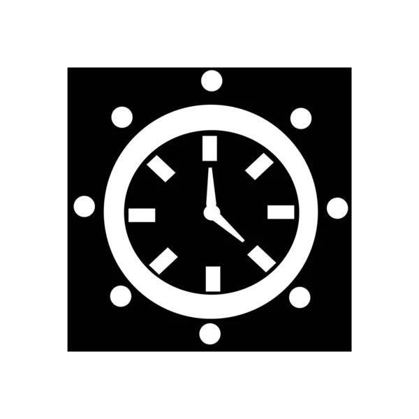 Reloj Icono Vector Aislado Sobre Fondo Blanco Reloj Signo Transparente — Archivo Imágenes Vectoriales