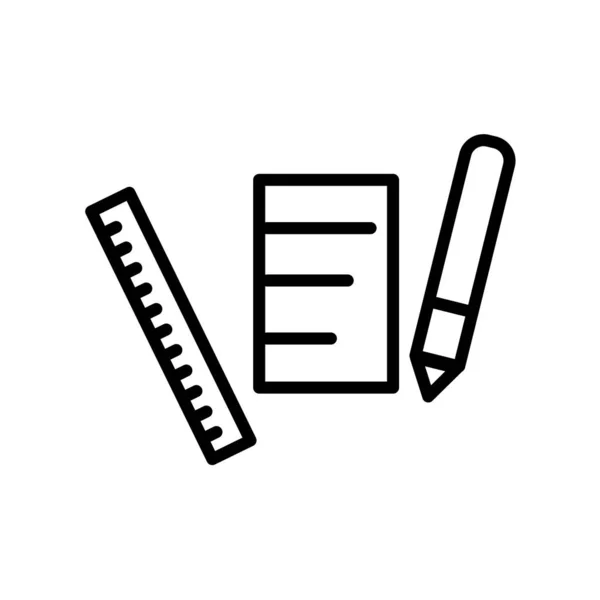 Bleistift Icon Vektor Isoliert Auf Weißem Hintergrund Bleistift Transparentes Zeichen — Stockvektor
