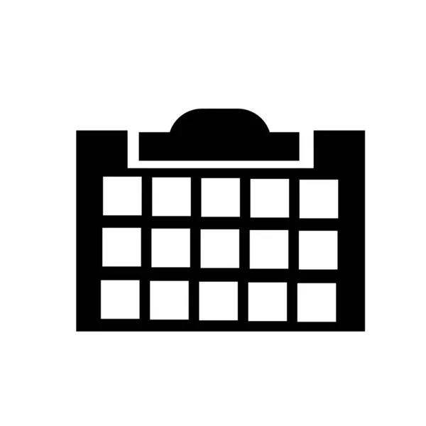 Agenda Pictogram Vector Geïsoleerd Een Witte Achtergrond Kalender Transparante Teken — Stockvector