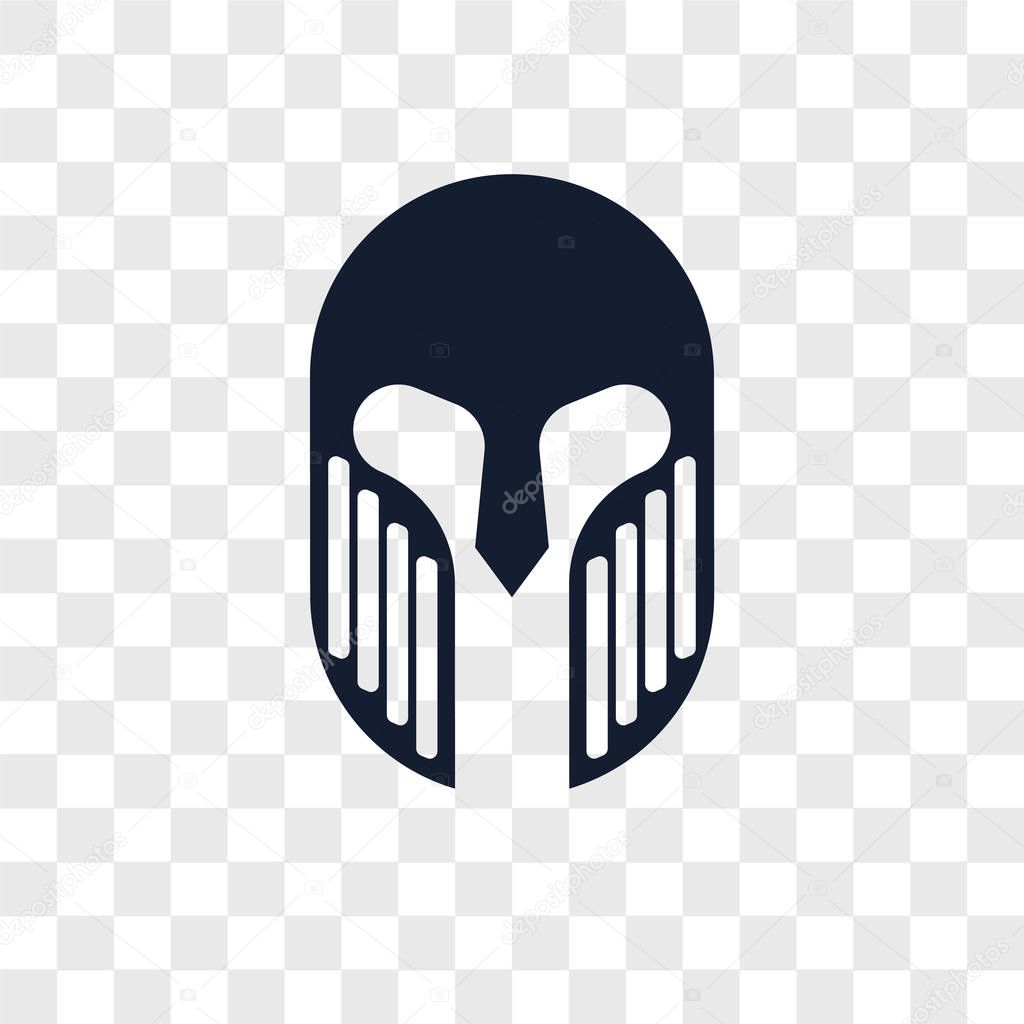 Armour vector icon isolated on transparent background, Armour logo concept