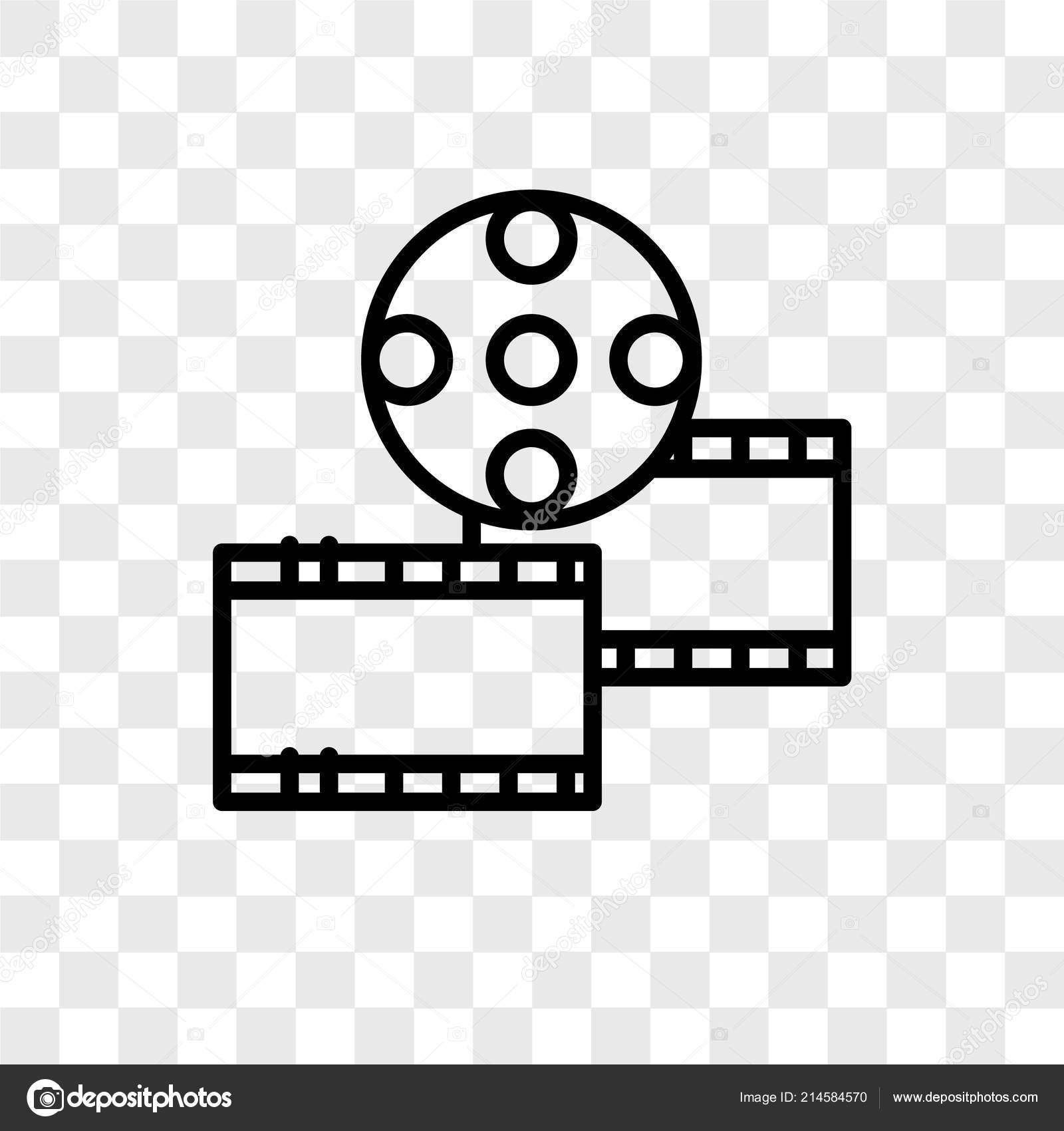 Film Strip Vector Icon Isolated Transparent Background Film Strip Logo Stock Vector C Tvectoricons 214584570