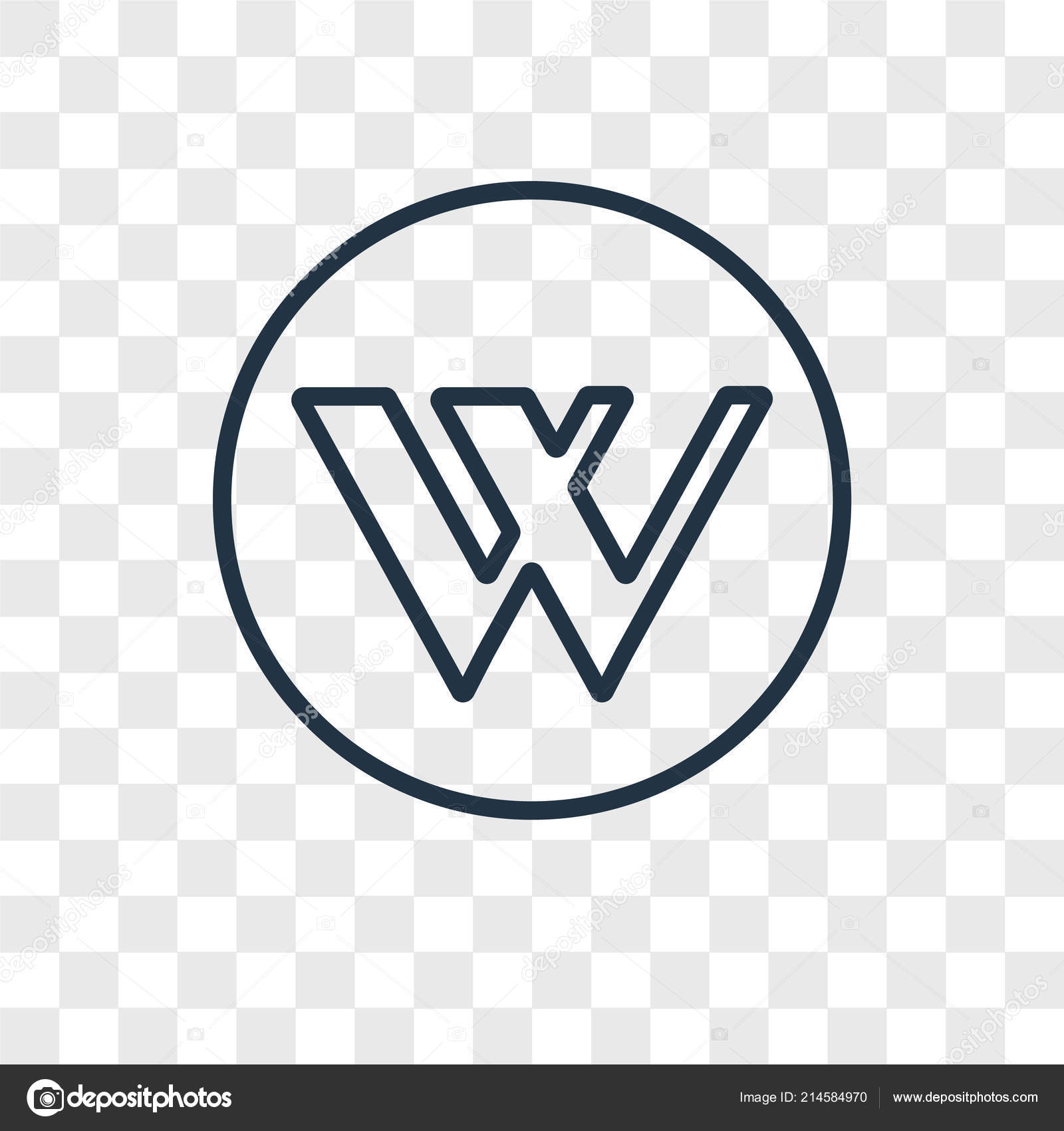 Wikipedia Vector Icon Isolated Transparent Background Wikipedia Logo ...