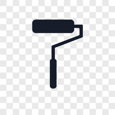 Saydam arka plan üzerinde silindir logo kavramı izole silindir vektör simgesi