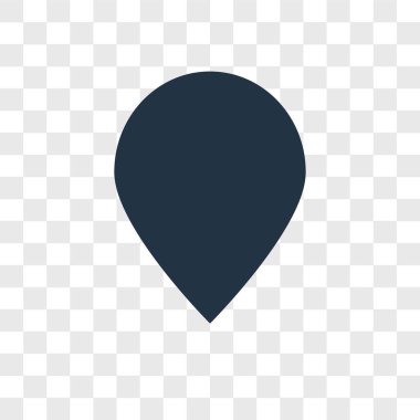 Saydam arka plan üzerinde yer tutucu logo kavramı izole yer tutucu vektör simgesi