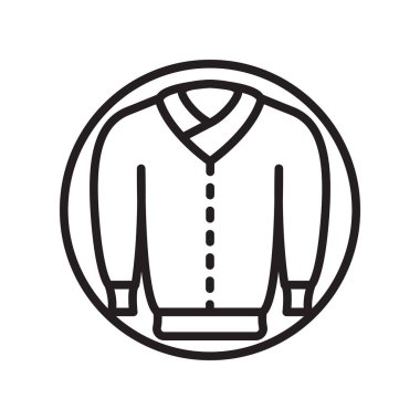 Ceket simge vektör izole beyaz arka plan, ceket şeffaf işareti, doğrusal spor sembolleri