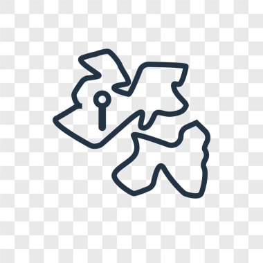 Saydam arka plan üzerinde Afrika logo kavramı izole Afrika vektör simgesi