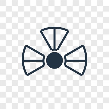 Saydam arka plan üzerinde ayarları logo kavramı izole ayarları vektör simgesi