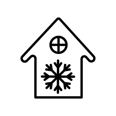 Beyaz arka plan, ev saydam işareti, çizgi ve anahat öğelerini lineer tarzda izole House simge vektör