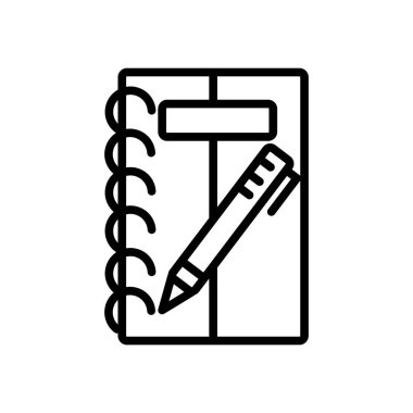 Beyaz arka plan, eskiz şeffaf işareti, çizgi ve anahat öğelerini lineer tarzda izole eskiz simge vektör